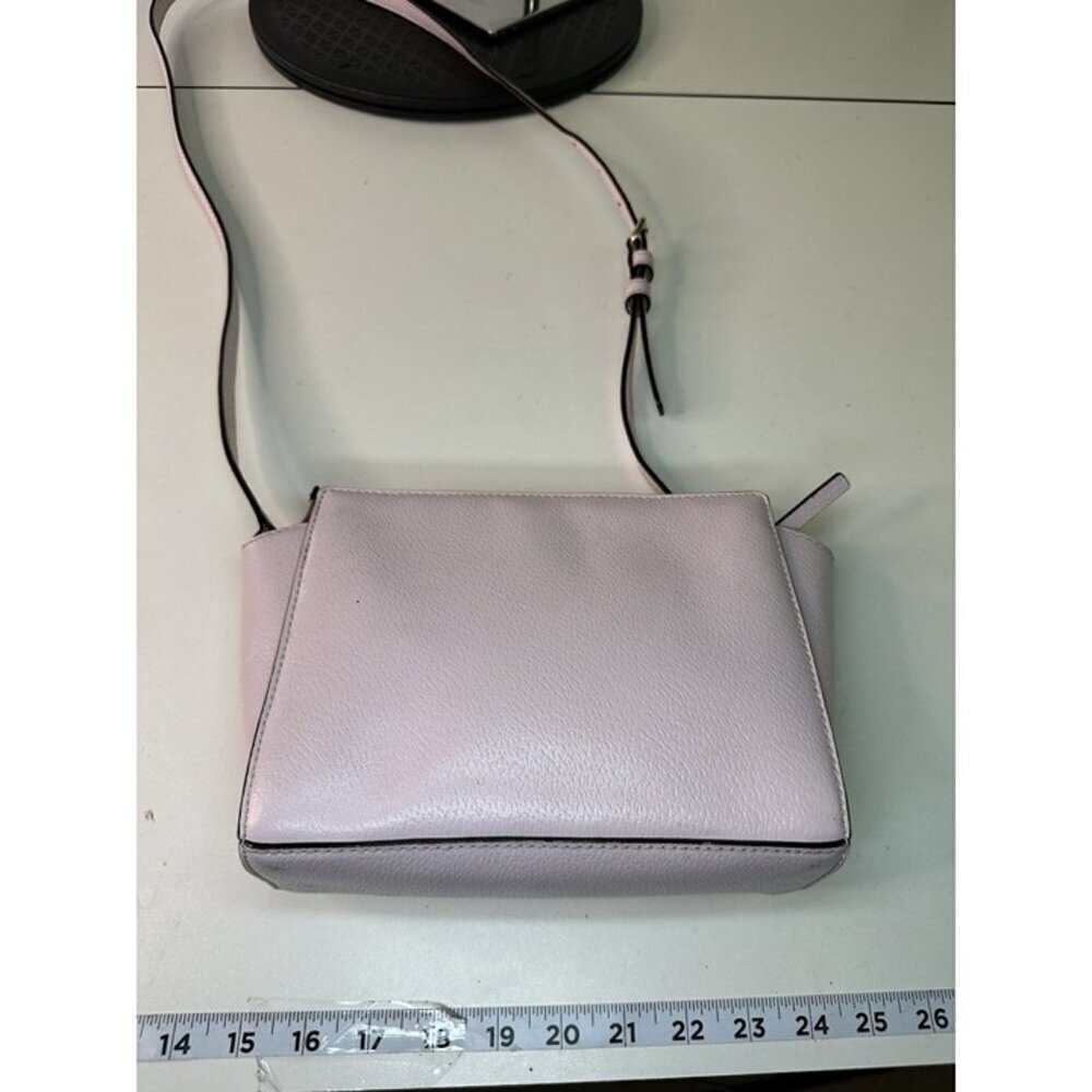 Kate Spade Pink Mauve Crossbody Purse Handbag 100% Leather - Picture 6 of 8